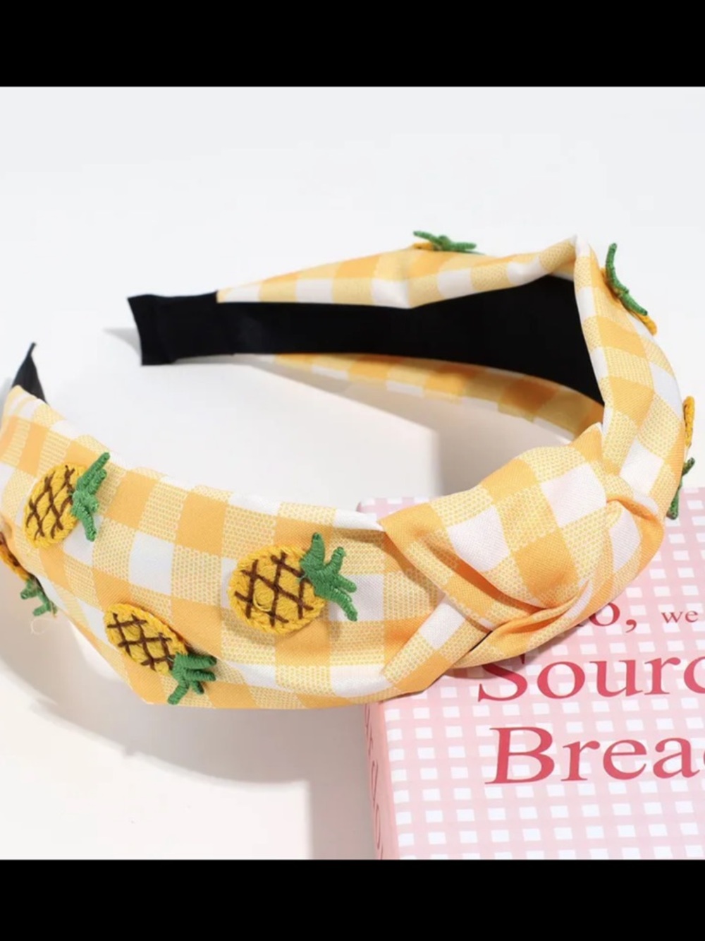 🍍Pineapple top knot headband🍍